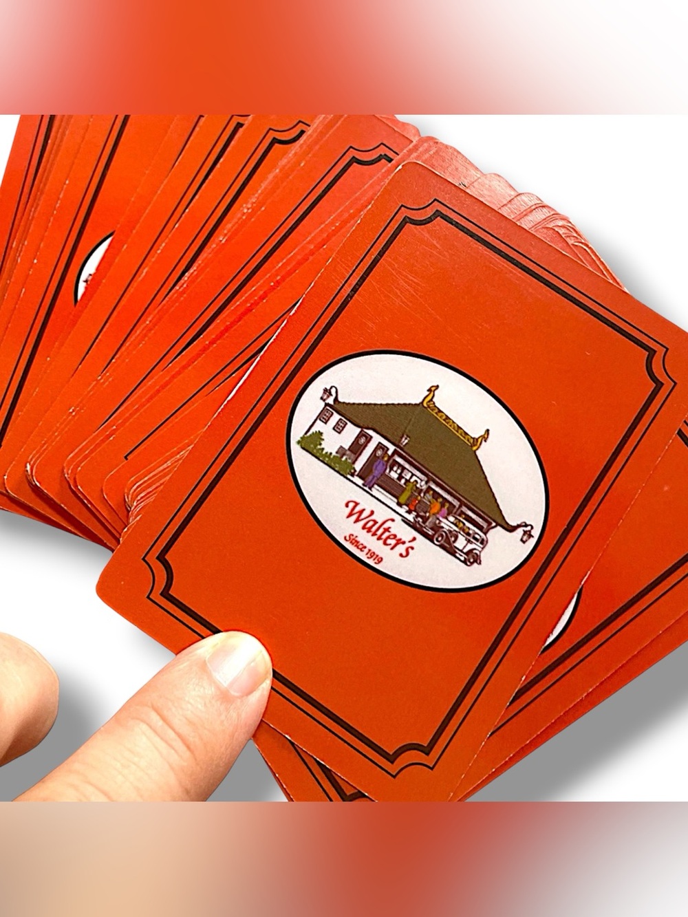 Vintage Deck Playing Cards Walter’s Restaurant Diner Mamaroneck NY Advertising